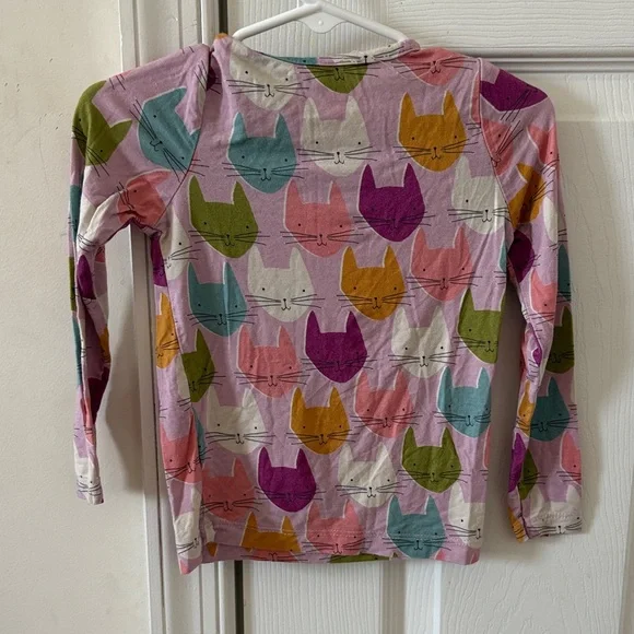 Pink Chicken Bamboo Cat PJ Top - Picture 4 of 5